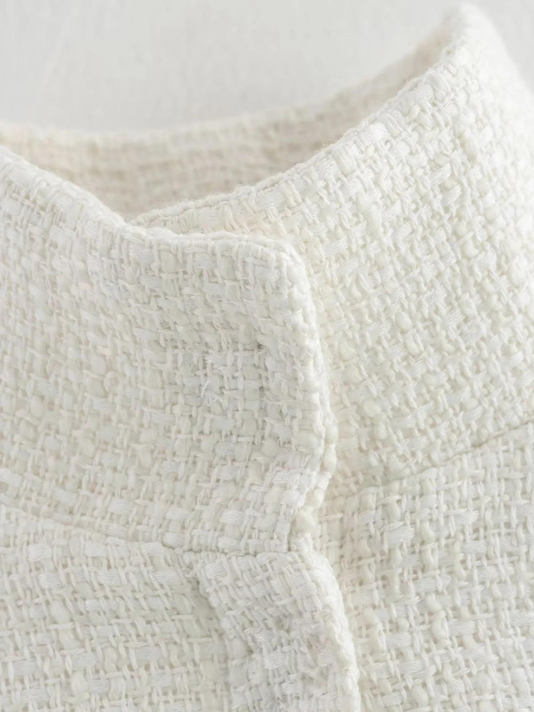 Damen elegante Umhangjacke aus strukturiertem Gewebe EB