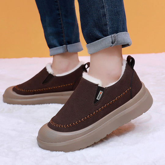 Damen Fleecegefütterte Freizeitschuhe mit rutschfester Sohle EB