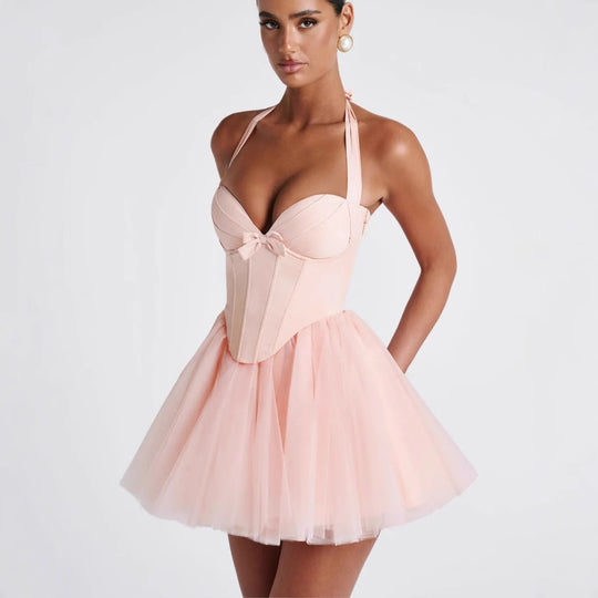 Damen Hochzeitskleid mit elegantem Trägerdesign EB