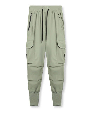 Damen Cargo-Hose mit praktischen Reißverschlusstaschen und elastischem Bund EB