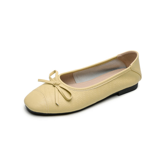Damen Ballerinas mit dekorativem Schleifen-Design und komfortabler Sohle EB