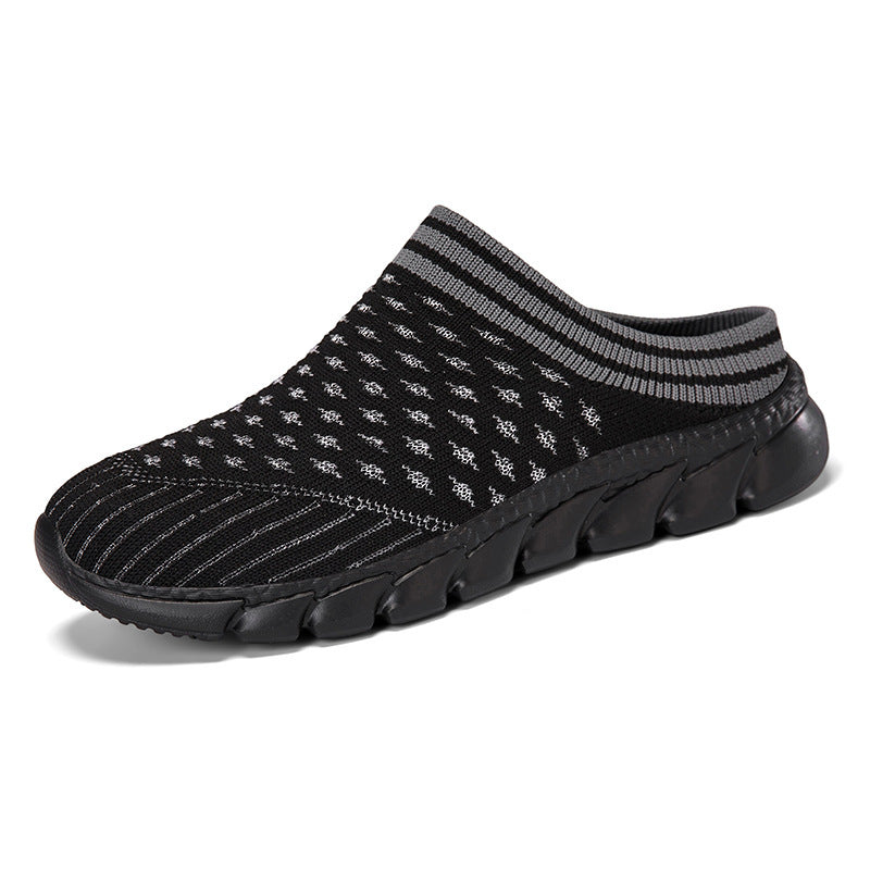 Damen nan Strick-Mule mit sockenhaftem Schaft und gedämpfter Segmentlaufsohle EB