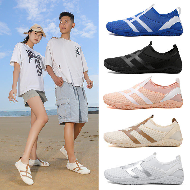 Damen Flexibles Aquasport-Schuhe mit atmungsaktiver Mesh-Oberfläche und rutschfester Sohle EB