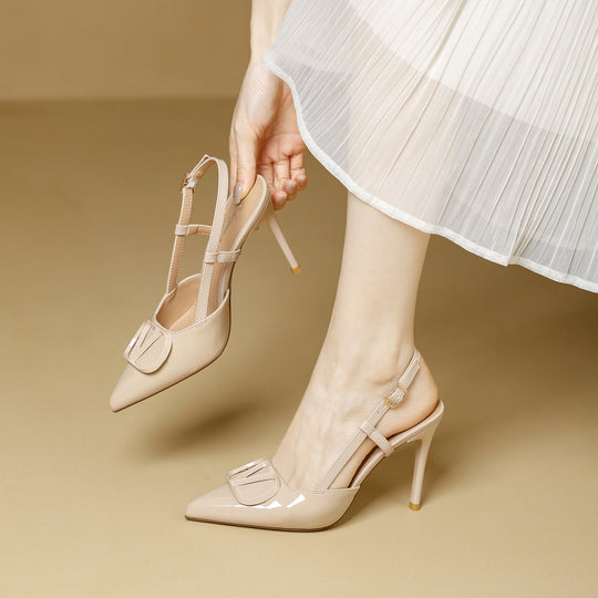 Damen Slingback-Pumps mit modischem Schnallendesign EB