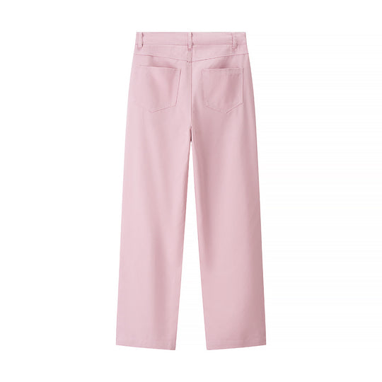 Damen elegante Hochbundhose mit Rautenmuster EB