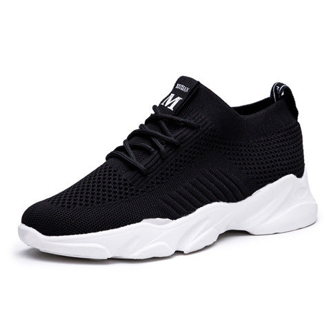 Damen Atmungsaktive und flexible Sneakers mit elastischem Strickobermaterial EB
