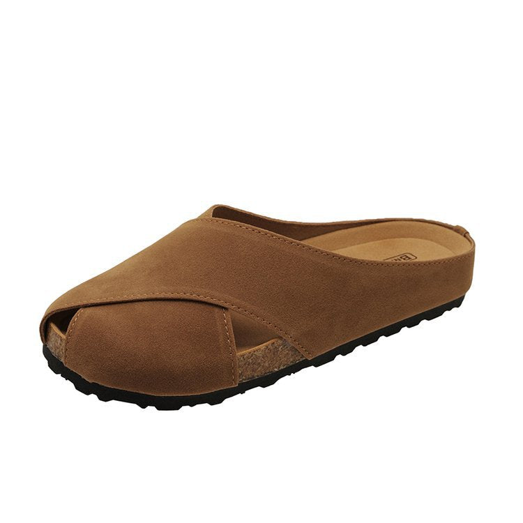 Damen offene Clogs mit ergonomischem Fußbett und antirutschfähiger Sohle EB
