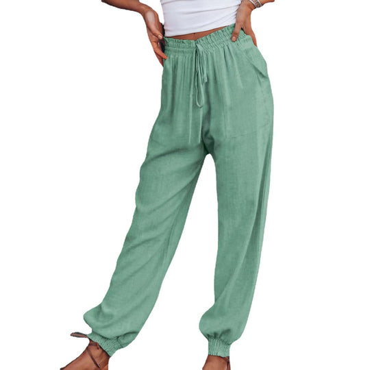 Damen Bequeme Freizeithose mit Gummizug EB
