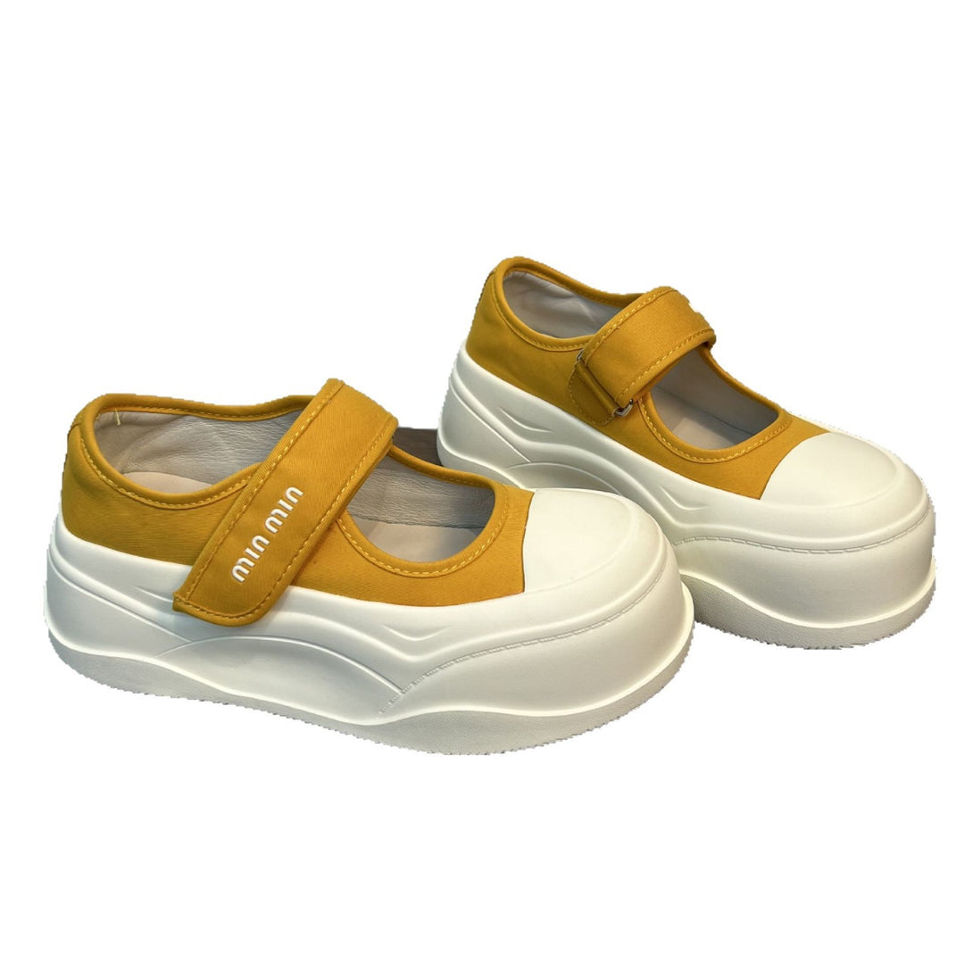 Damen Sportliche Slip-On Sneakers mit verstellbarem Klettverschluss und dämpfendem Fußbett EB
