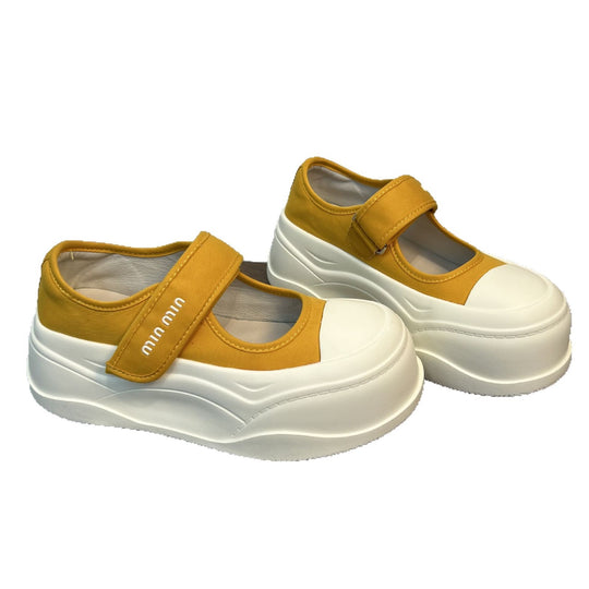 Damen Sportliche Slip-On Sneakers mit verstellbarem Klettverschluss und dämpfendem Fußbett EB