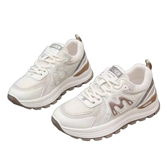 Damen Sportliche Sneakers mit atmungsaktiven Mesh-Elementen und ergonomischer Dämpfung EB