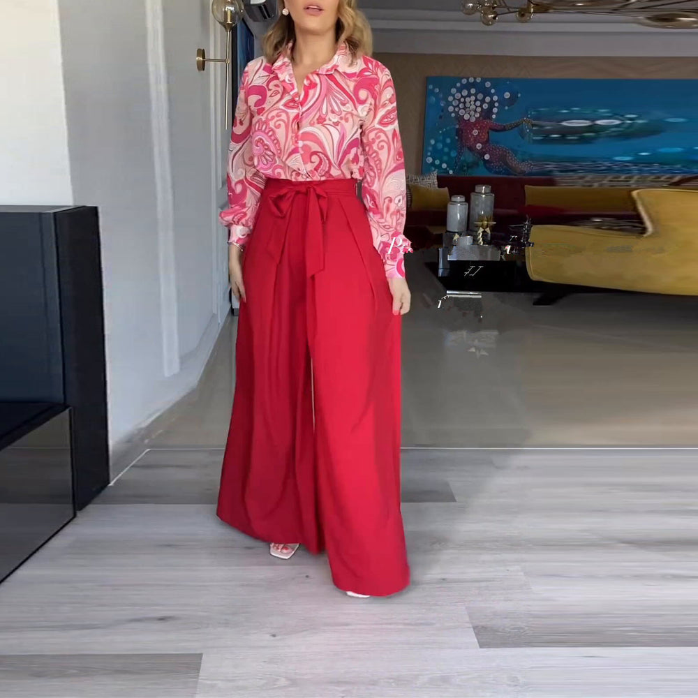 Damen elegantes und luftiges Maxikleid mit hübschem Muster EB