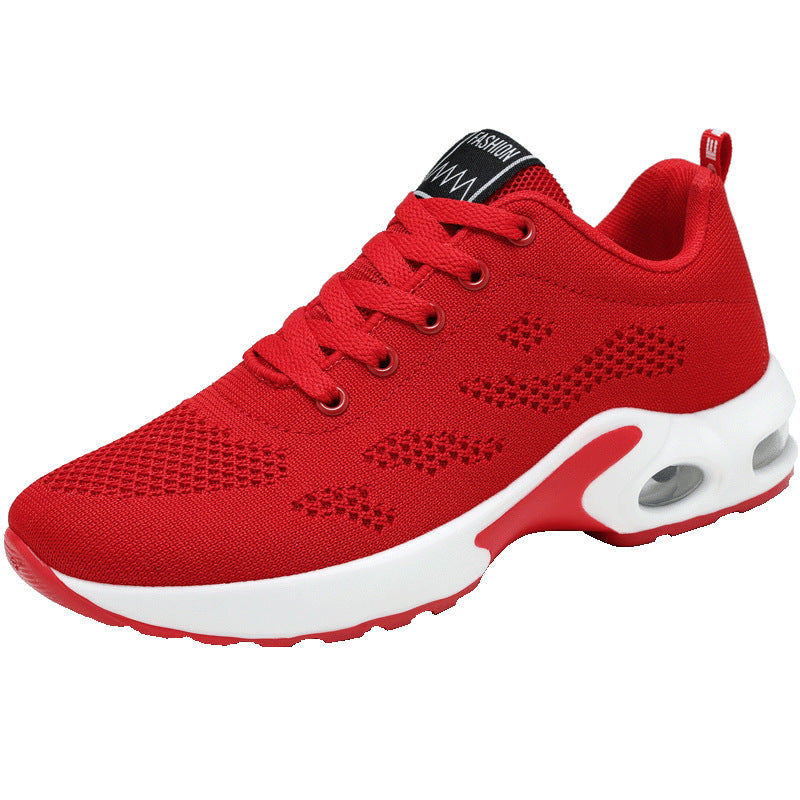 Damen Sportliche Sneaker mit atmungsaktiver Mesh-Oberfläche und dämpfender Sohle EB