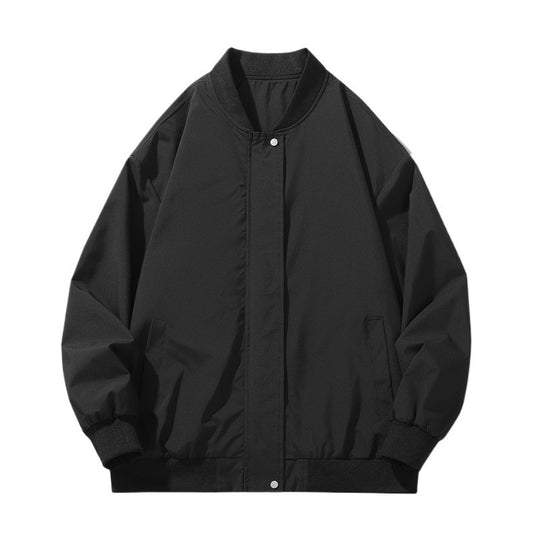 Herren sportliche Übergangsjacke mit hohem Kragen und praktischen Seitentaschen EB