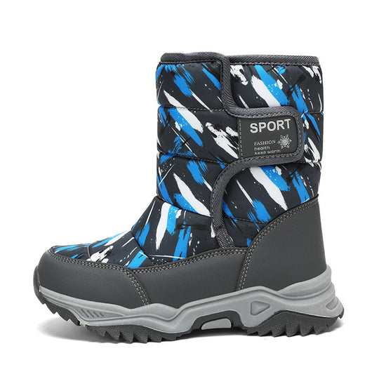 Damen isolierte Winterstiefel mit rutschfester Profilsohle und atmungsaktivem Innenfutter EB