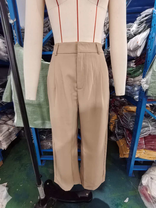 Damen weite Stoffhose EB