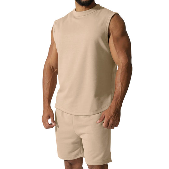 Herren sportliches Kurzarm-Set aus atmungsaktivem Material EB
