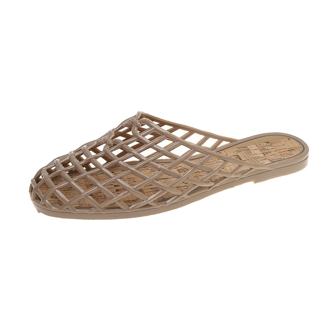 Damen Bequeme und stylische Gitter-Pantoletten EB