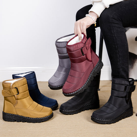 Damen Winterboots mit rutschfester Sohle und warmem Futter EB