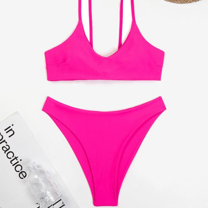 Damen Bikini-Set mit verstellbaren Trägern und modischem Schnitt EB