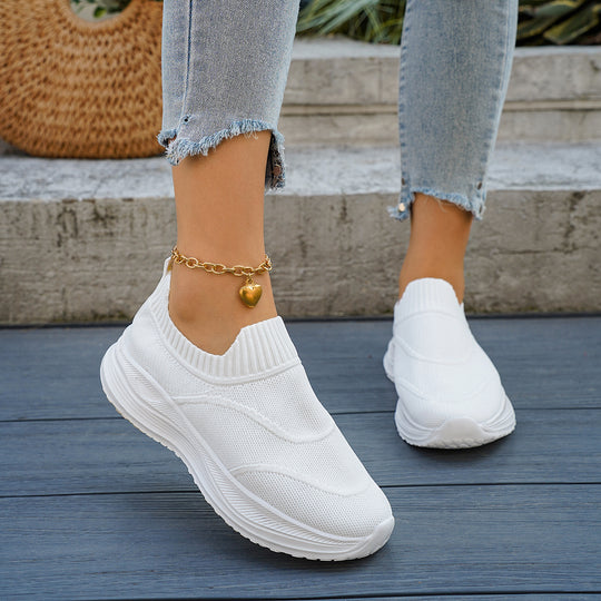 Damen atmungsaktive Slip-On Sneakers EB