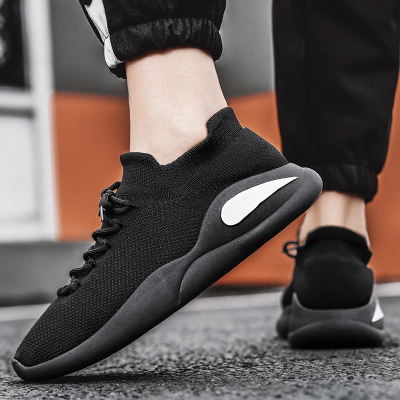 Damen Komfortable Strick-Sneaker mit atmungsaktiver Mesh-Oberfläche EB