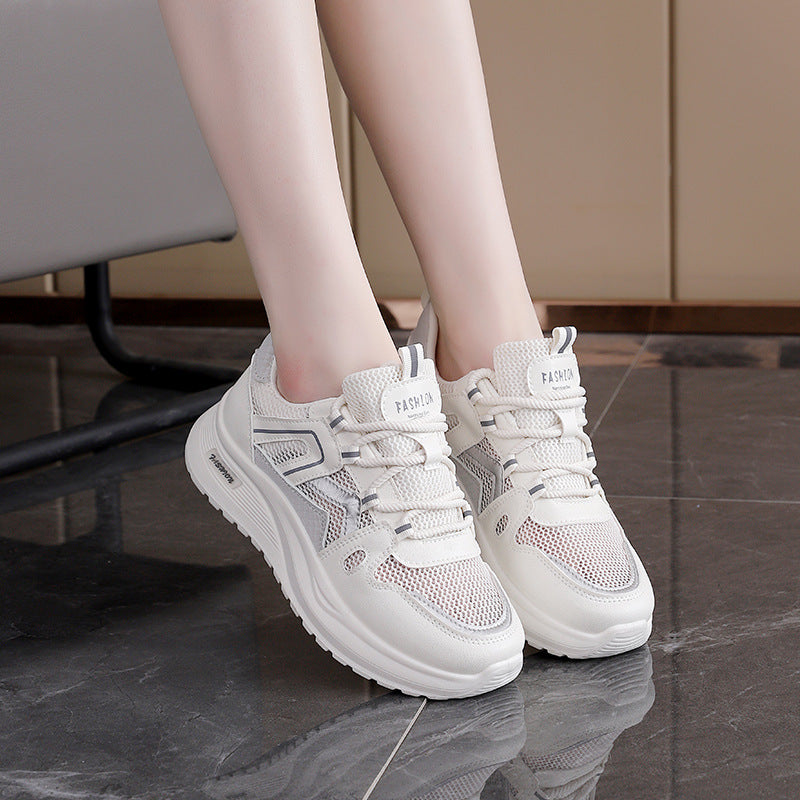 Damen Sneakers mit atmungsaktivem Mesh-Design und stoßdämpfender Sohle EB