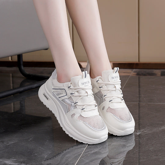 Damen Sneakers mit atmungsaktivem Mesh-Design und stoßdämpfender Sohle EB