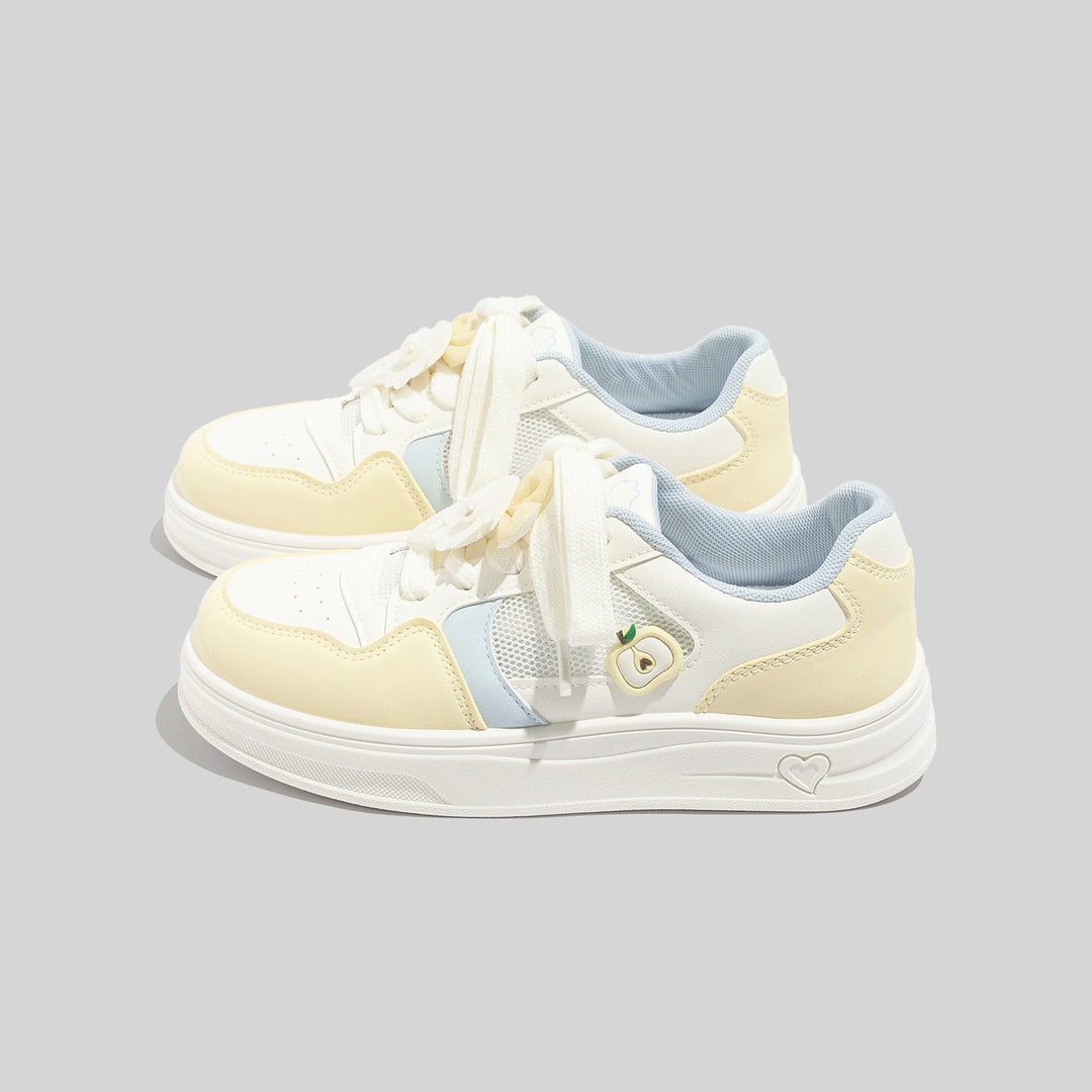 Damen Sneakers mit verspieltem Fruchtmotiv und komfortabler Dämpfung EB
