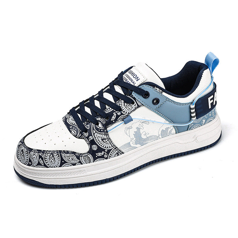 Damen Sneakers mit kunstvoller Paisley-Musterung und atmungsaktiver Oberflächenstruktur EB