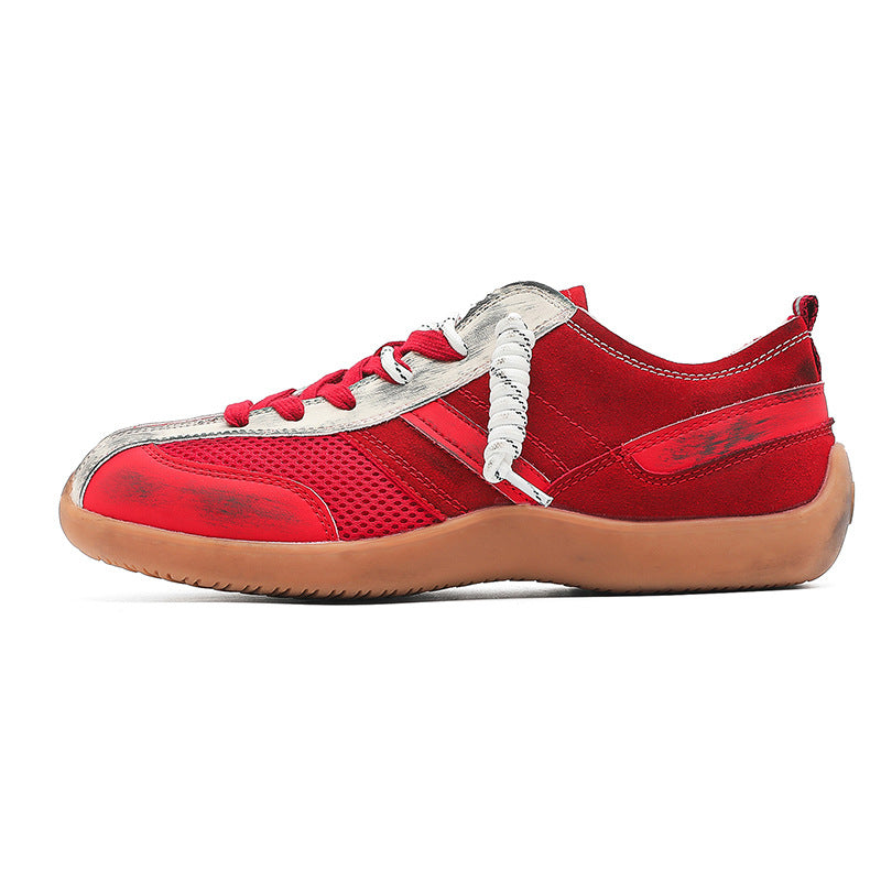 Damen Sportliche Sneaker mit atmungsaktiven Elementen und individueller Schnürung EB