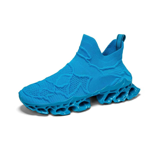 Damen Sportliche Strick-Sneaker mit rutschfester Sohle und innovativer Dämpfungstechnologie EB