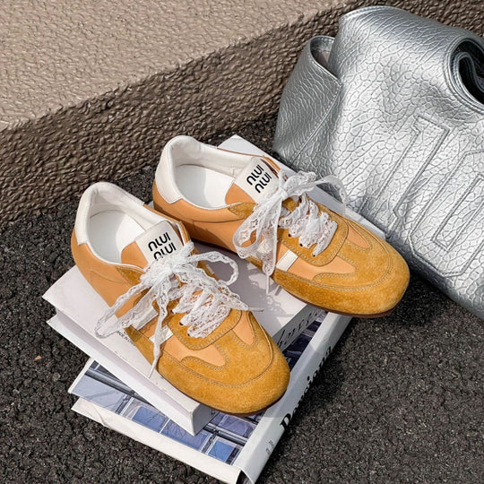 Damen Sportliche Sneakers mit atmungsaktivem Obermaterial von EB