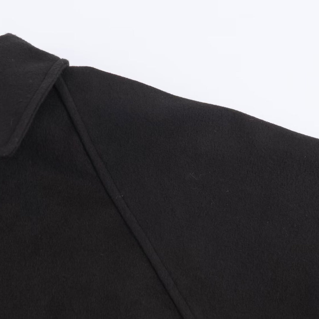 Damen minimalistische Übergangsjacke mit hohem Kragen EB