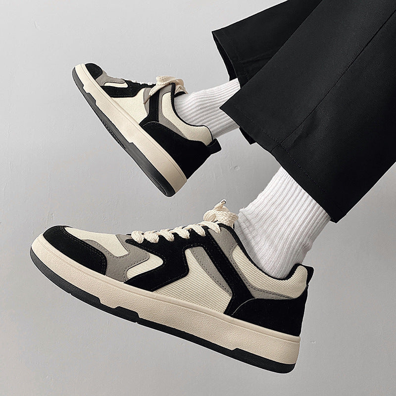 Damen Sportliche Sneakers mit atmungsaktiven Einsätzen und stabiler Sohle EB