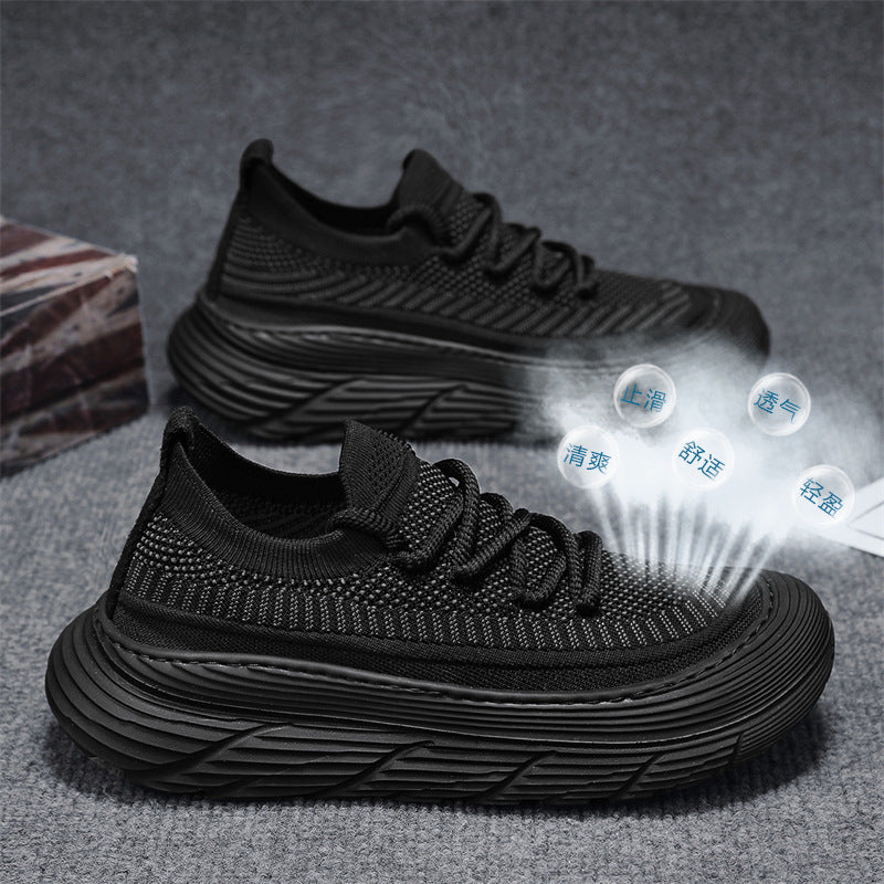 Damen Sportliche Hochprofil-Sneaker mit atmungsaktiver Obermaterialstruktur EB