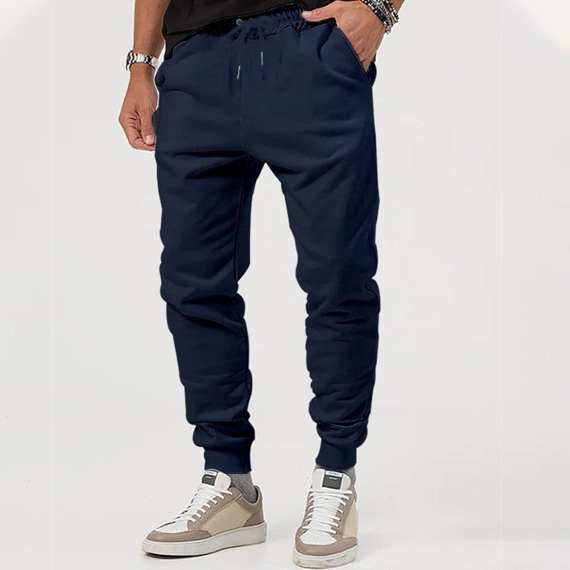 Herren bequeme Sweatpants mit elastischem Bund und seitlichen Eingrifftaschen EB