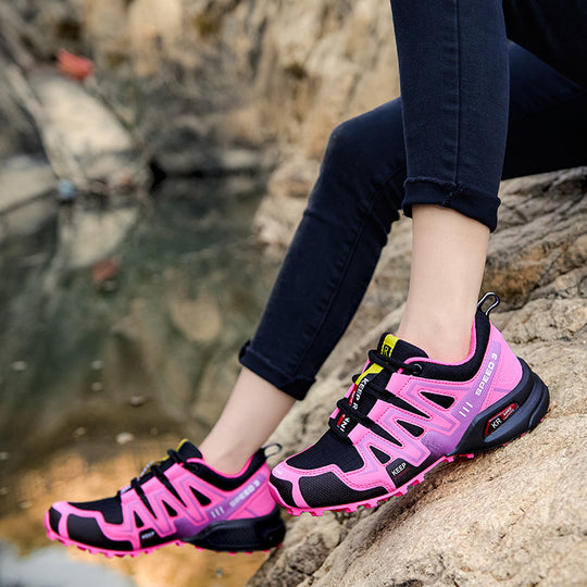 Damen Trail- und Freizeit-Sneaker mit verstärktem Halt EB