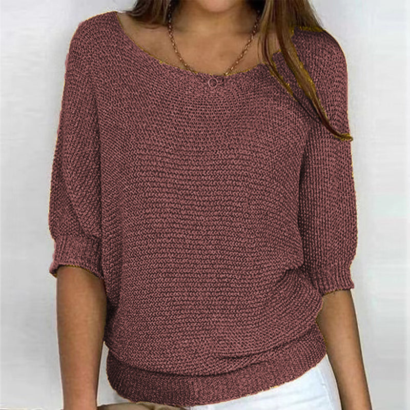 EB | Einfarbiger Pullover