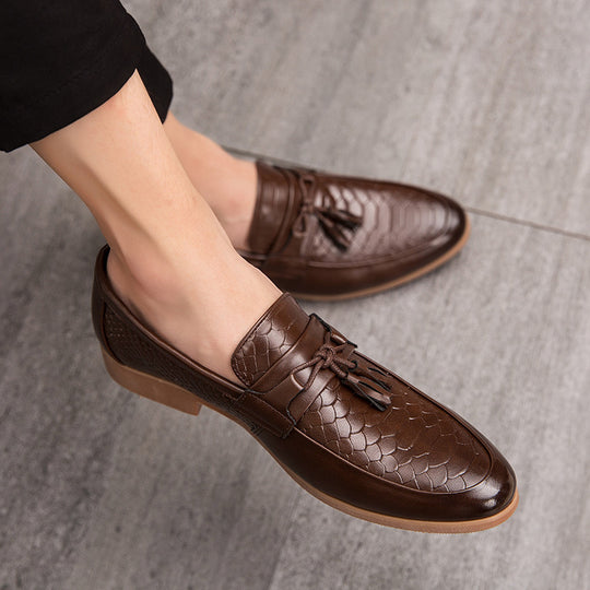 Damen Elegante Mokassins mit modischem Schlaufen-Detail EB