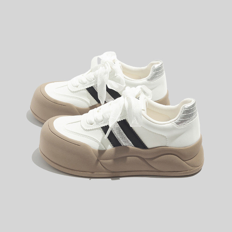 Damen Modische Sneakers mit sportlichem Design und gepolsterter Sohle EB