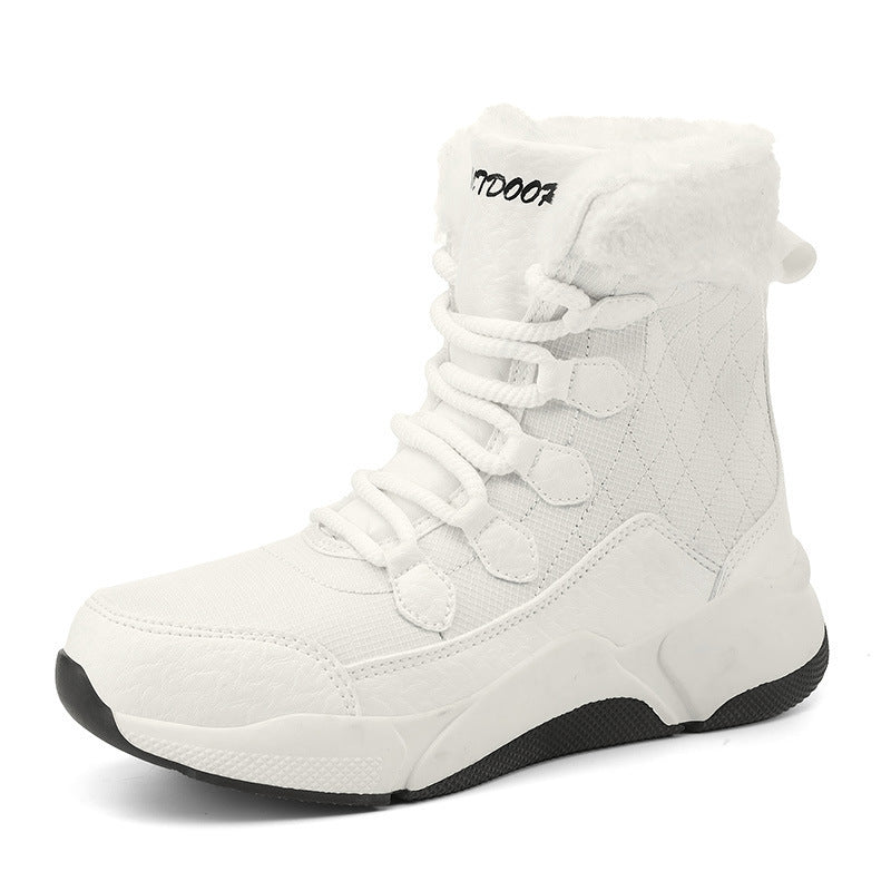 Damen isolierte Winterstiefel mit kuscheligem Futter und rutschfester Sohle EB
