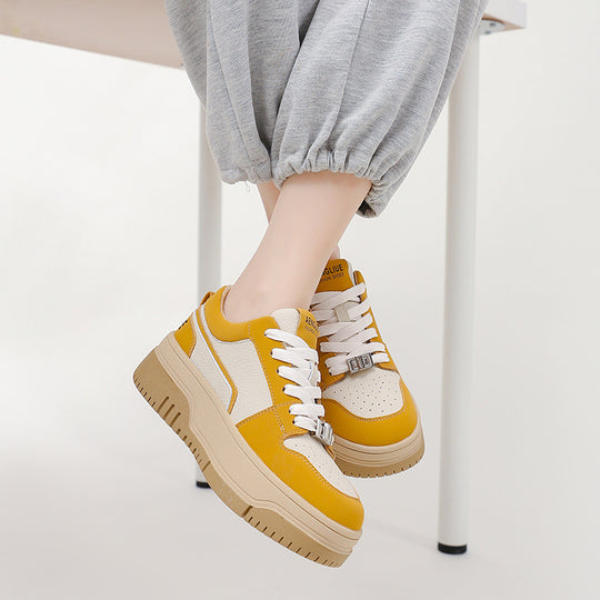 Damen Chunky Sneakers mit innovativem Sohlenprofil und modischem Obermaterial EB