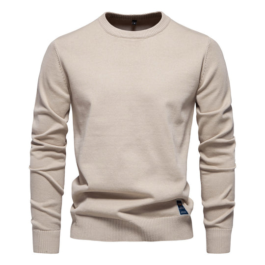 Herren Strickpullover aus hochwertiger Baumwollmischung mit angenehmer Passform EB