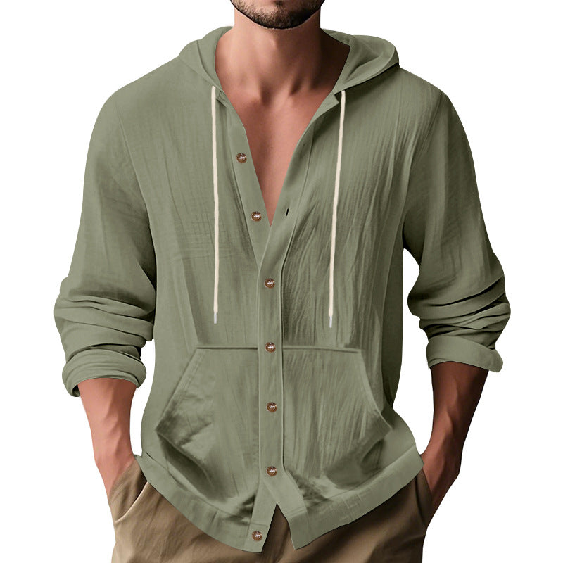 Herren lässige Sommerjacke mit Kapuze EB