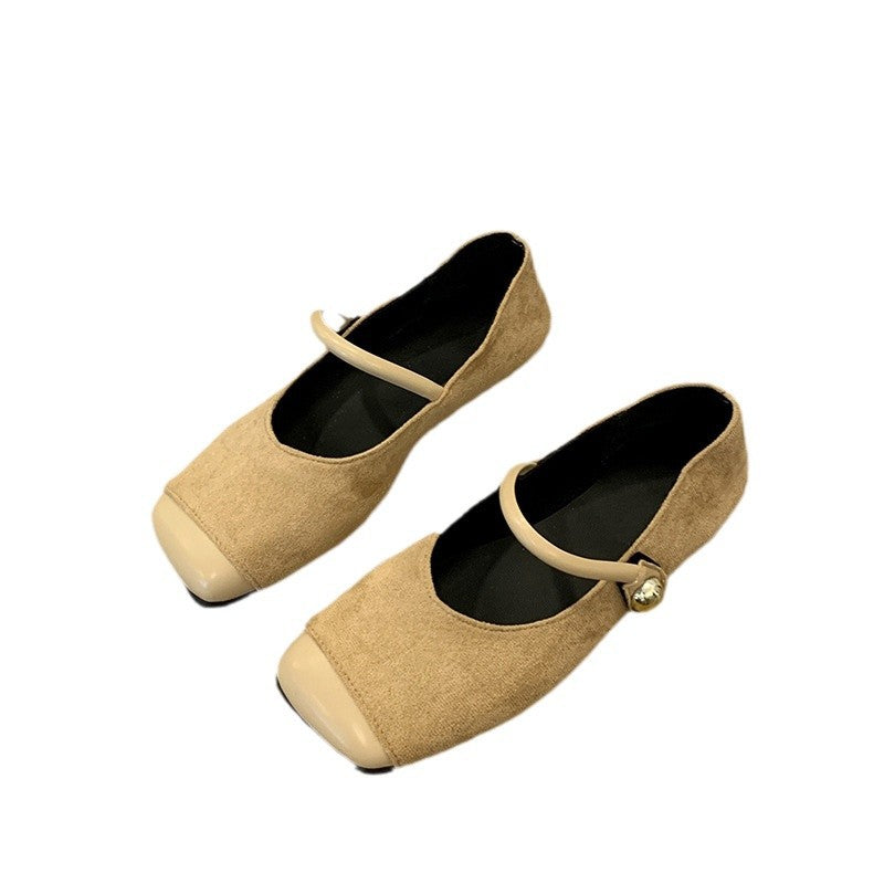 Damen Elegante Ballerinas mit modischem Riemchen und komfortablem Fußbett EB