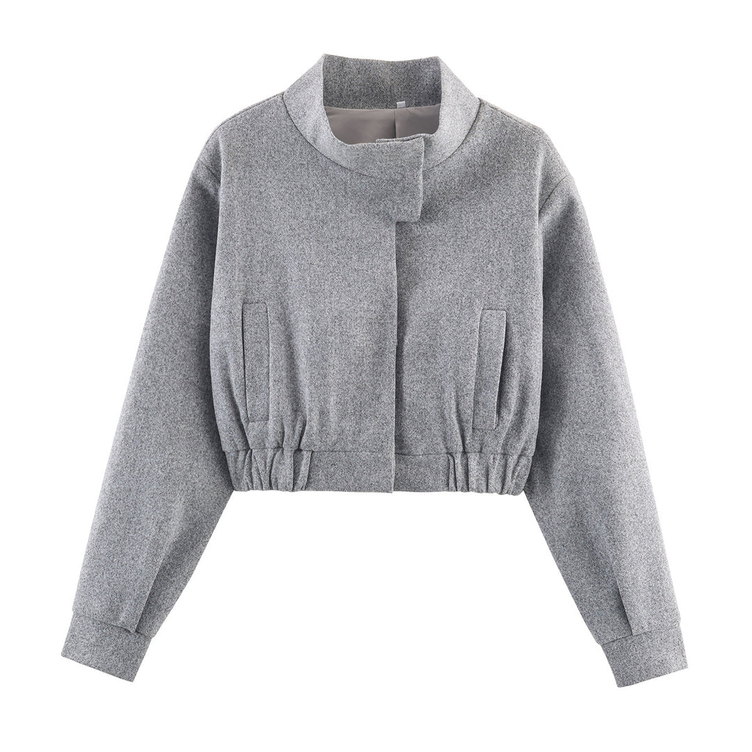 Damen cropped Wolljacke EB