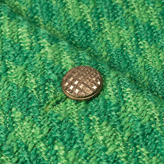 Damen modische kurz geschnittene Blazerjacke mit eleganten Knopfdetails EB