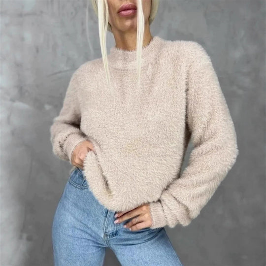 Damen Kuscheliger Pullover EB