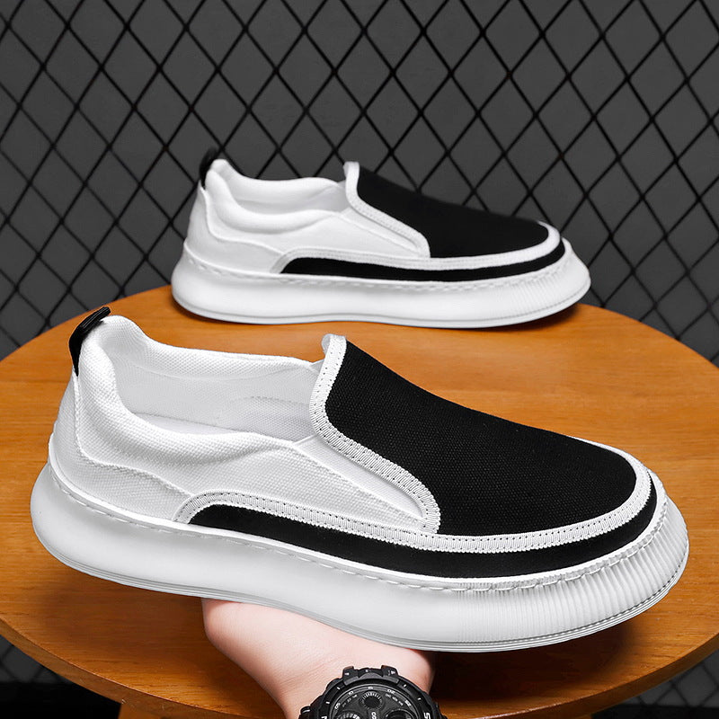 Damen Elegante Slip-On Sneakers mit hautfreundlichem Obermaterial und flexibler Sohle EB